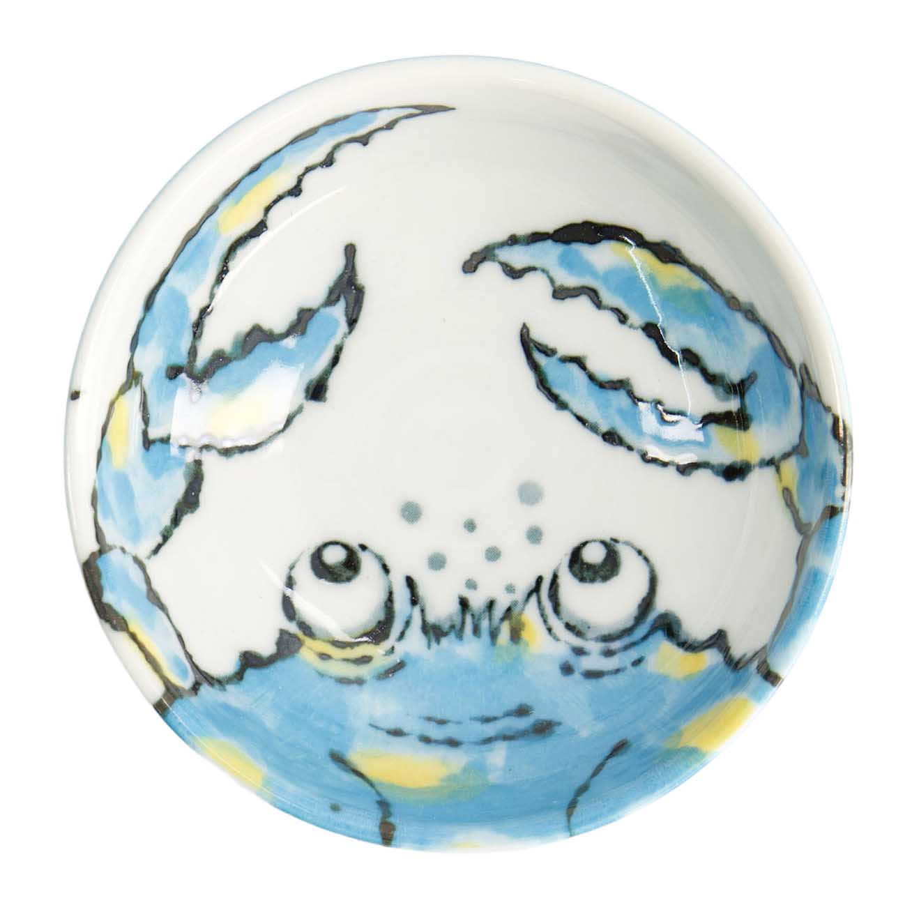 Tokyo Design Studio Seafood Dish 9.5x3cm Crab Light Blue